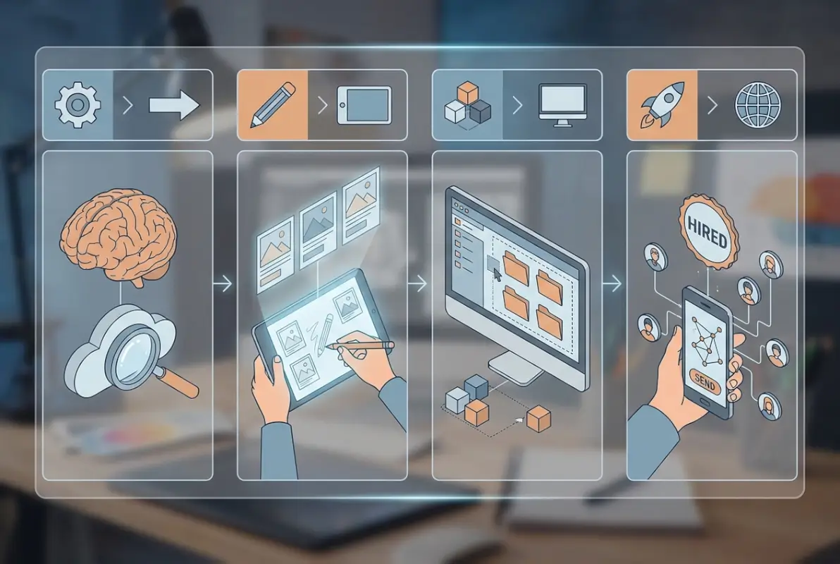 Step-by-step process for How to Build an Illustration Portfolio That Gets You Hired in 2026