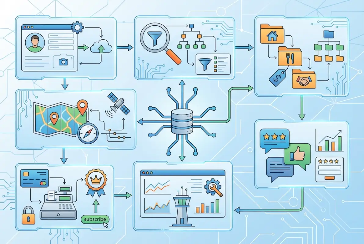 Step-by-step process for Directory Website: 7 Essential Features to Look for in a Platform