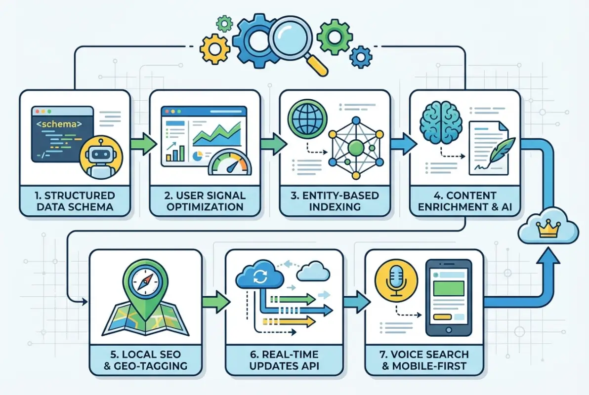 Step-by-step process for Directory Website SEO: 7 Proven Strategies to Rank Higher in 2026