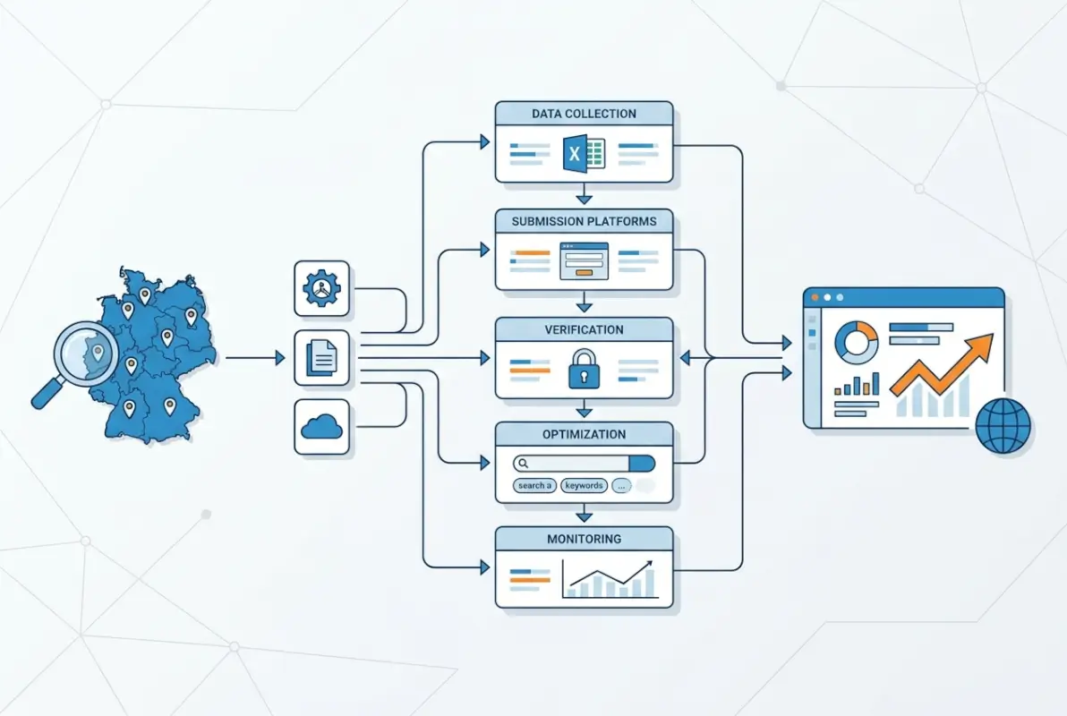 Step-by-step process for Business Directory Germany: Complete 2025 Guide to Listing Sites & Local SEO