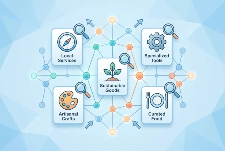 Visual overview of 5 Examples of Successful Niche Business Directories & How They Work