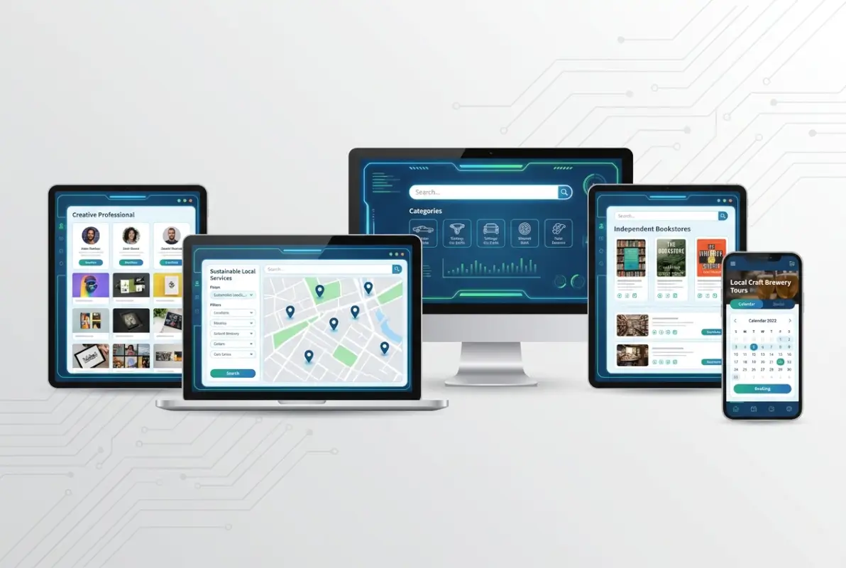 Tools and interfaces for 5 Examples of Successful Niche Business Directories & How They Work