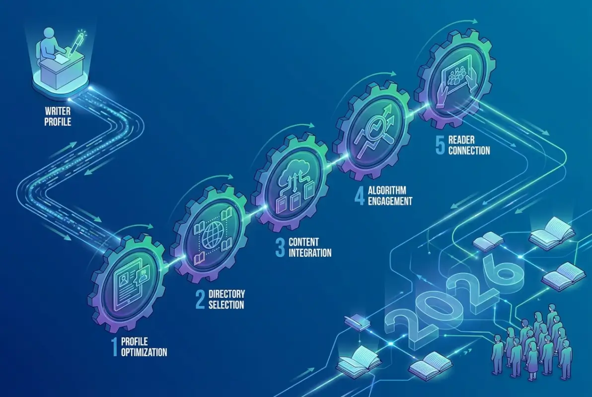 Step-by-step process for Fiction Writer Directories: 5 Essential Resources to Connect With Readers in 2026