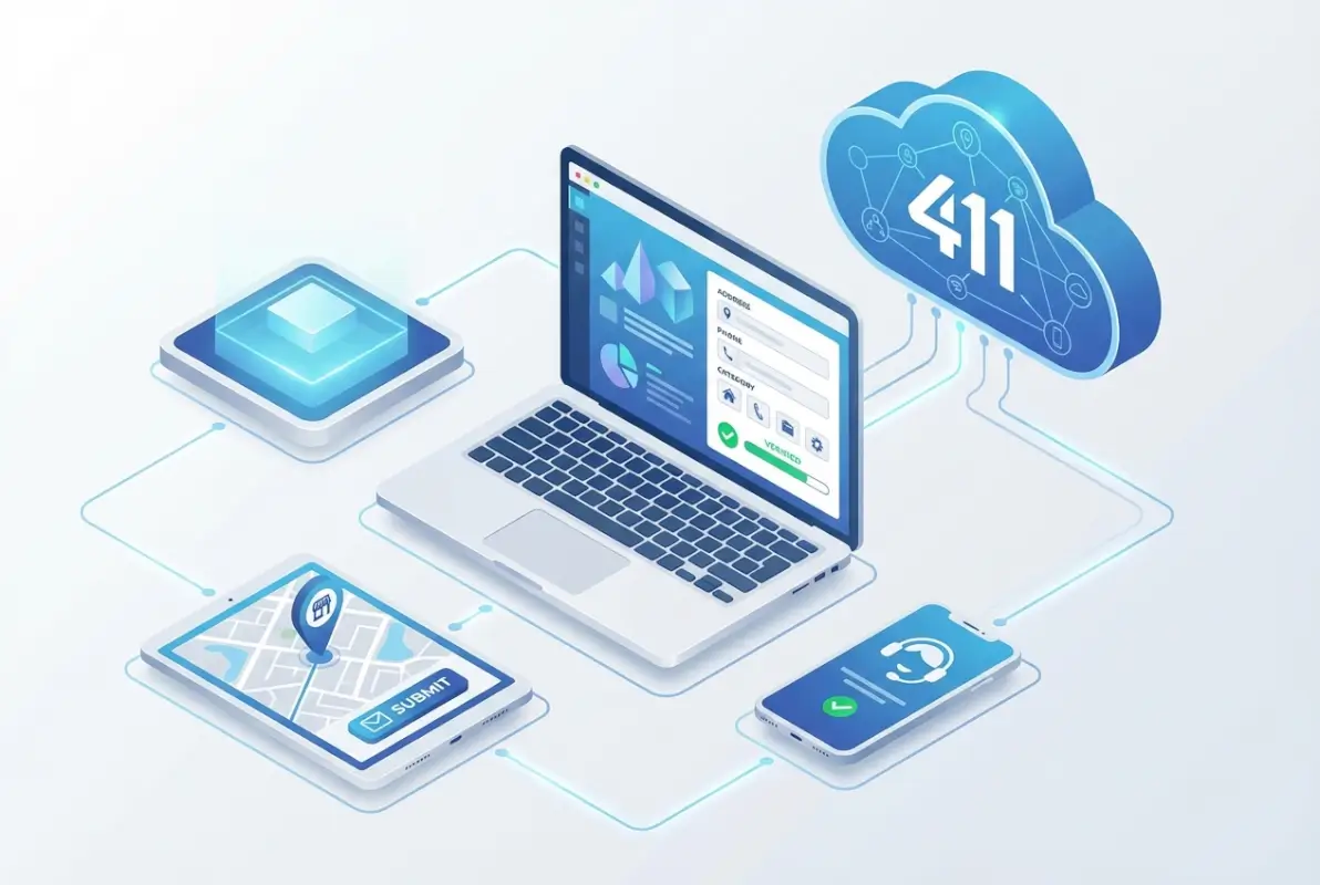 Tools and interfaces for How to Add Your Business to 411 Directory: Complete Setup Guide