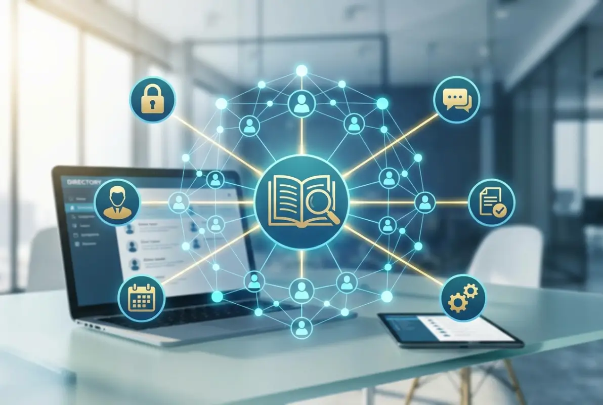 Visual overview of How to Create an Online Membership Directory: 6 Key Features to Include