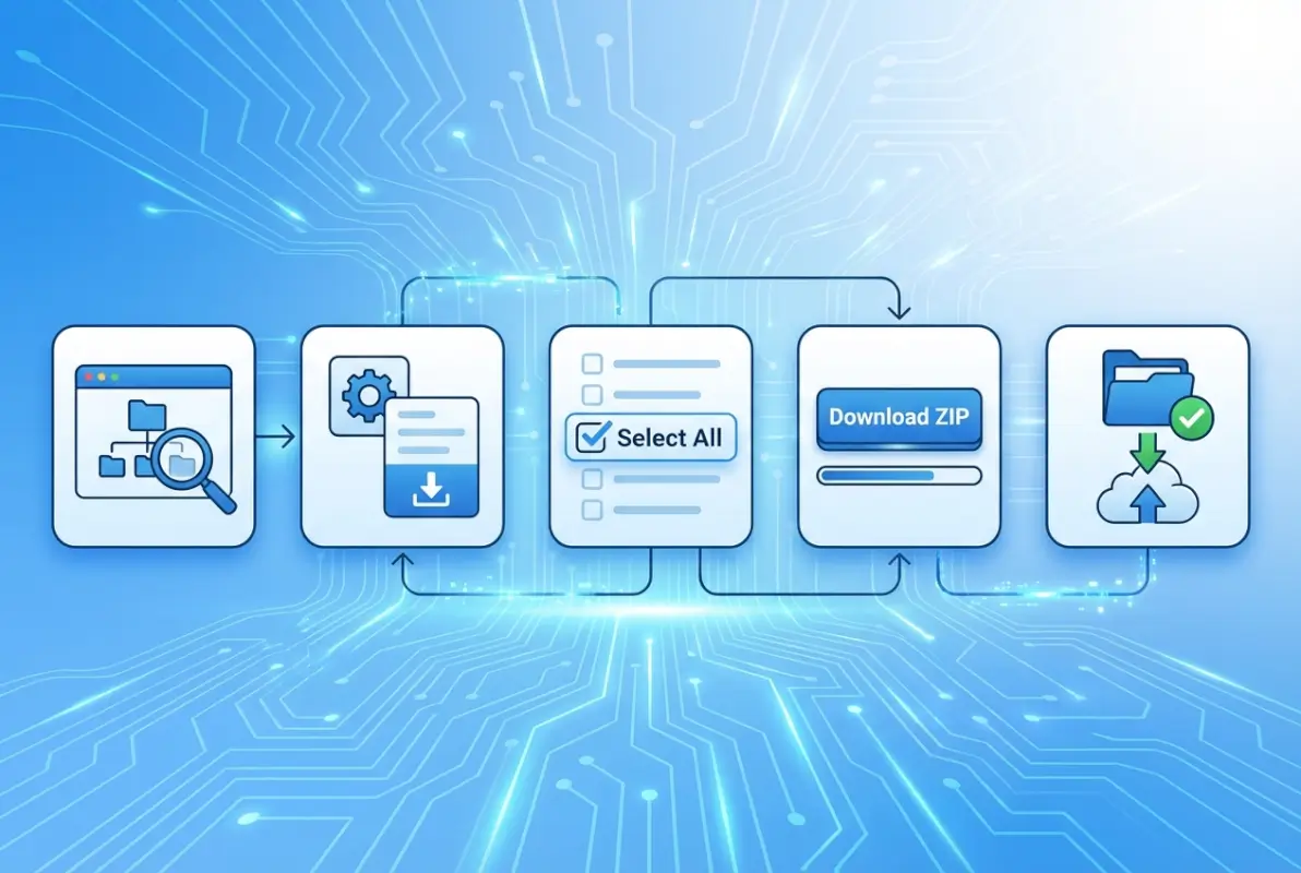 Tools and interfaces for How to Download All Files from an Online Directory: 5 Simple Steps
