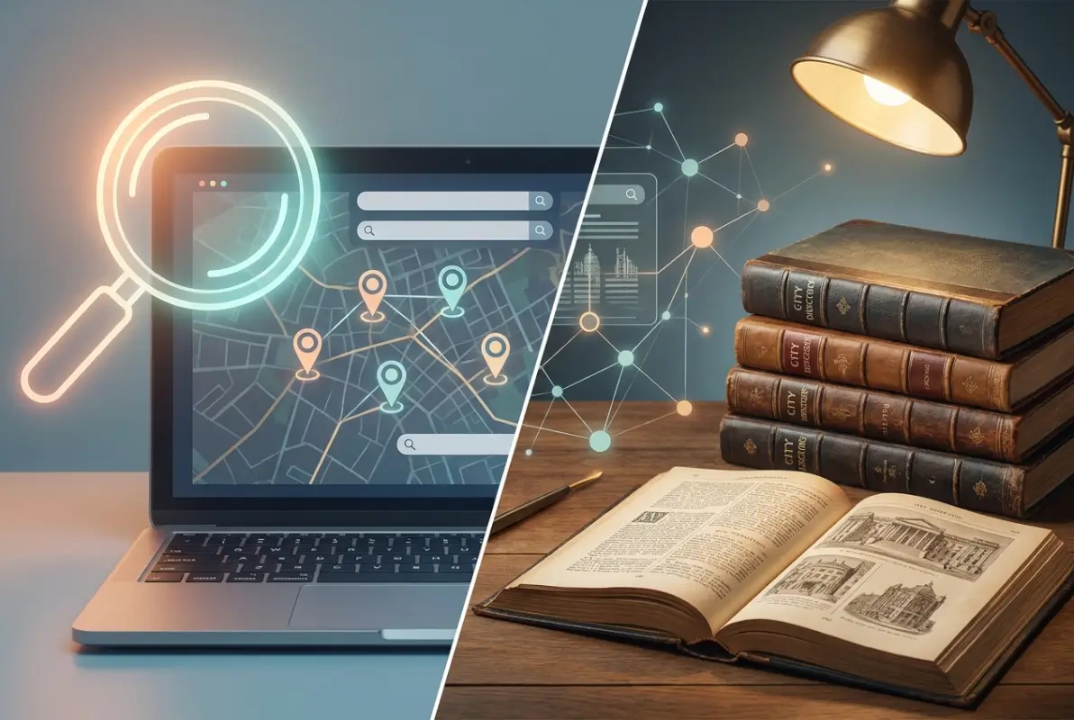 Visual overview of How to Find City Directories Online: 5 Best Sources for Historical Research