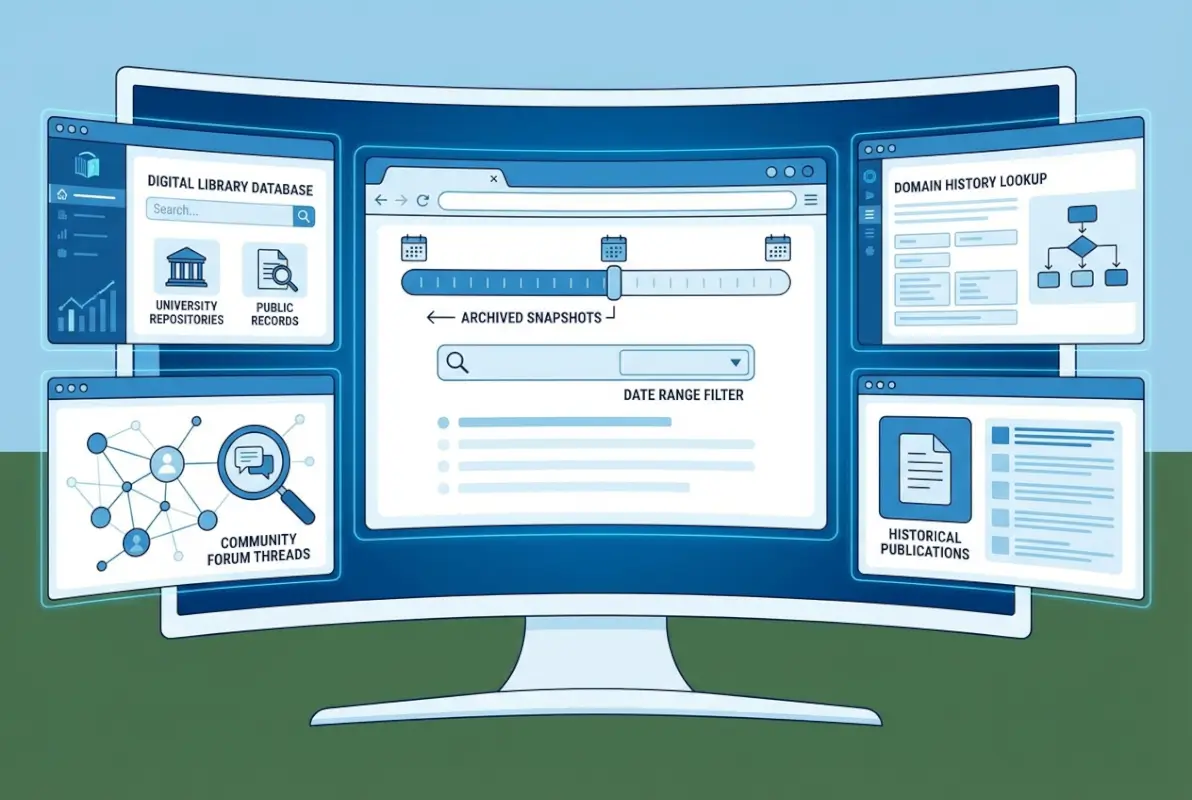 Tools and interfaces for How to Find an Online Directory from the Past: 6 Research Tips