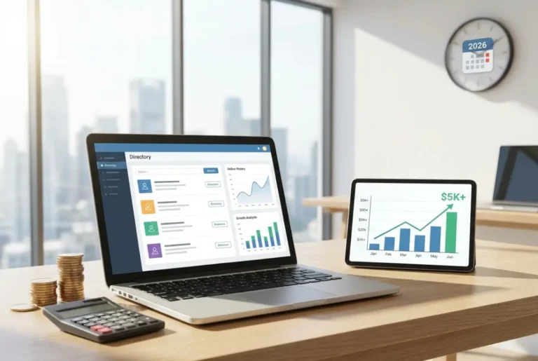 Visual overview of How to Start an Online Directory Business & Earn $5K/Month in 2026