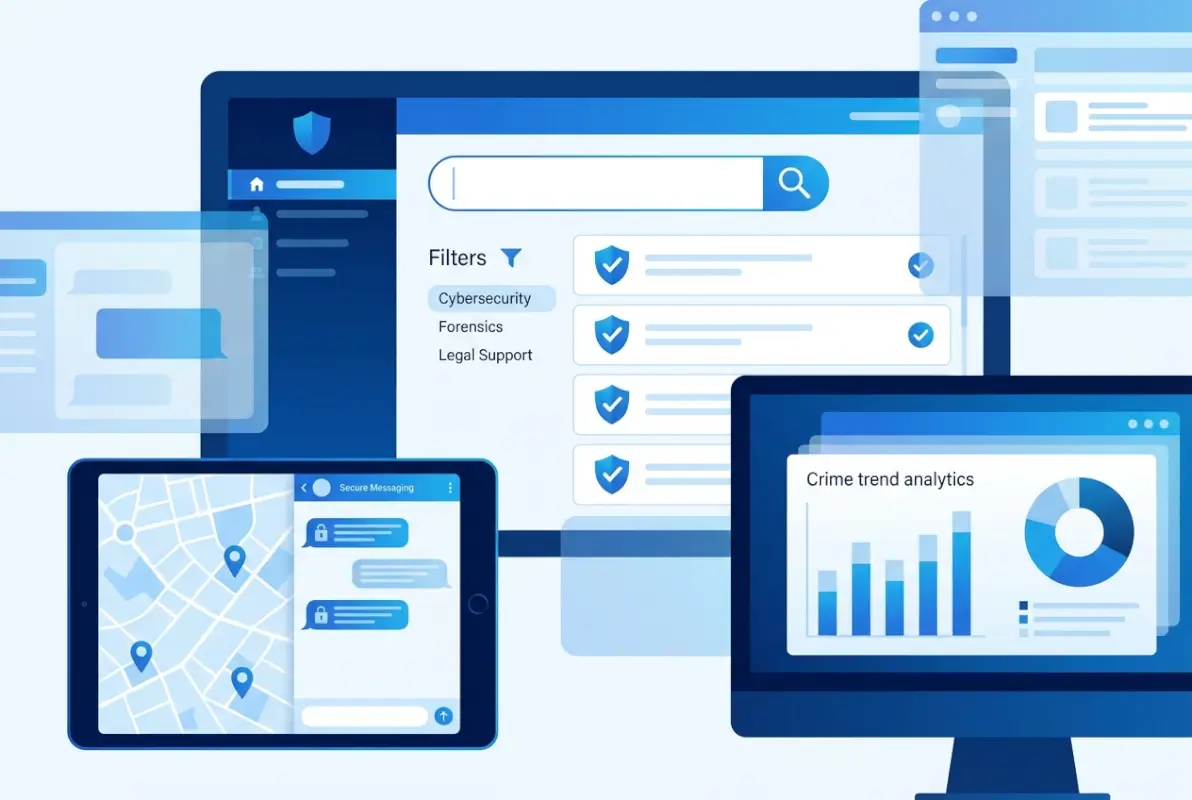 Tools and interfaces for Which Organization Created a New Online Directory of Crime Services?
