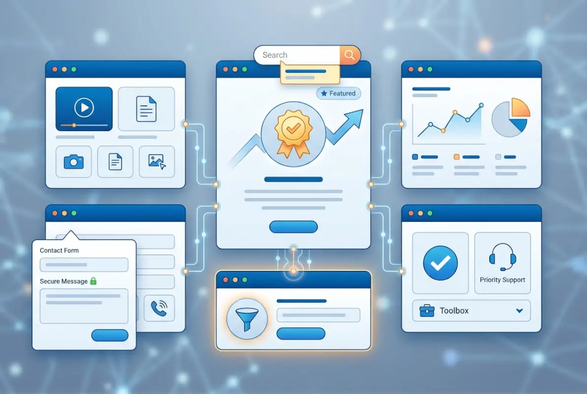 Tools and interfaces for Premium Listings: 6 Benefits of Upgrading Your Directory Profile