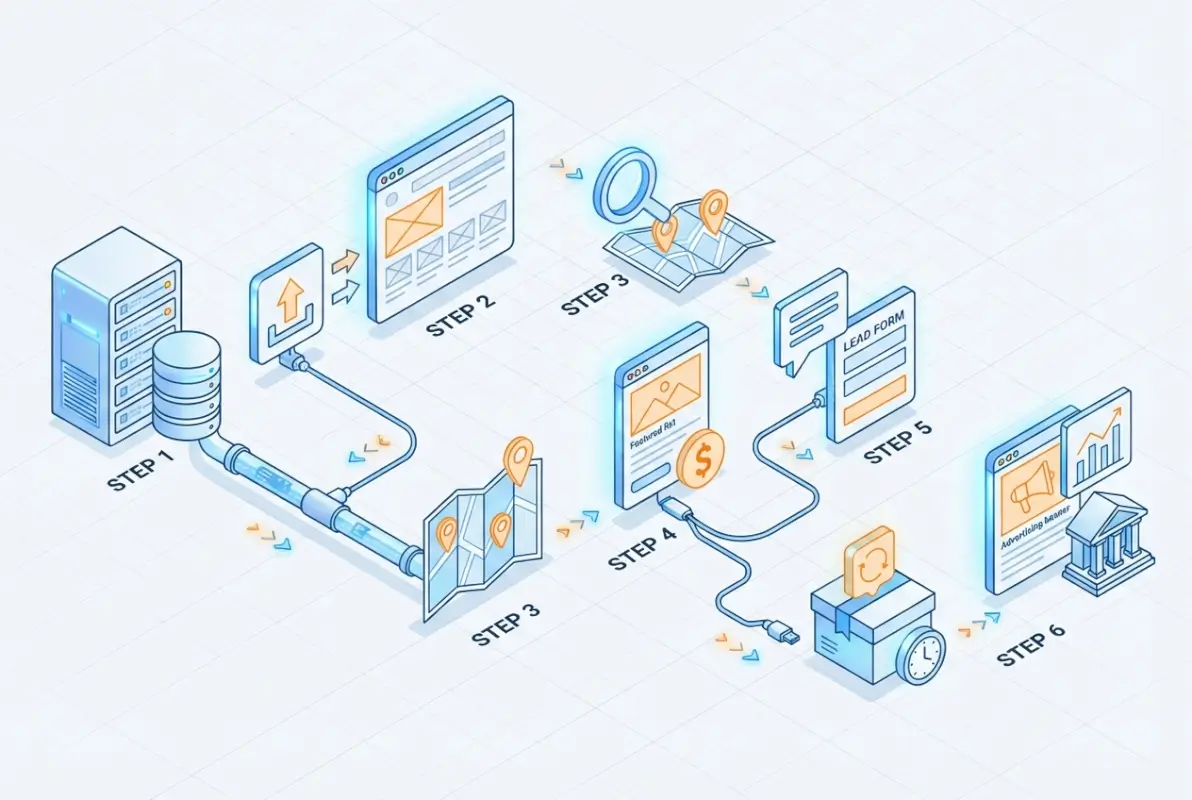 Step-by-step process for 6 Proven Ways to Earn Money from an Online Business Directory