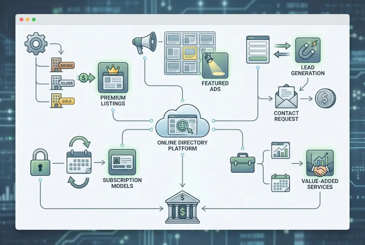 Step-by-step process for 5 Proven Ways to Make Money from an Online Business Directory