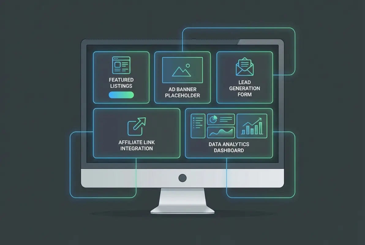 Tools and interfaces for 5 Proven Ways to Make Money from an Online Business Directory