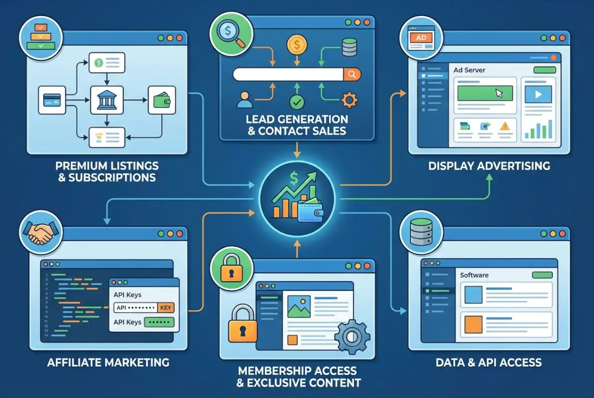 Step-by-step process for 6 Proven Ways to Monetize a Directory Website (Earn $5K/Month)