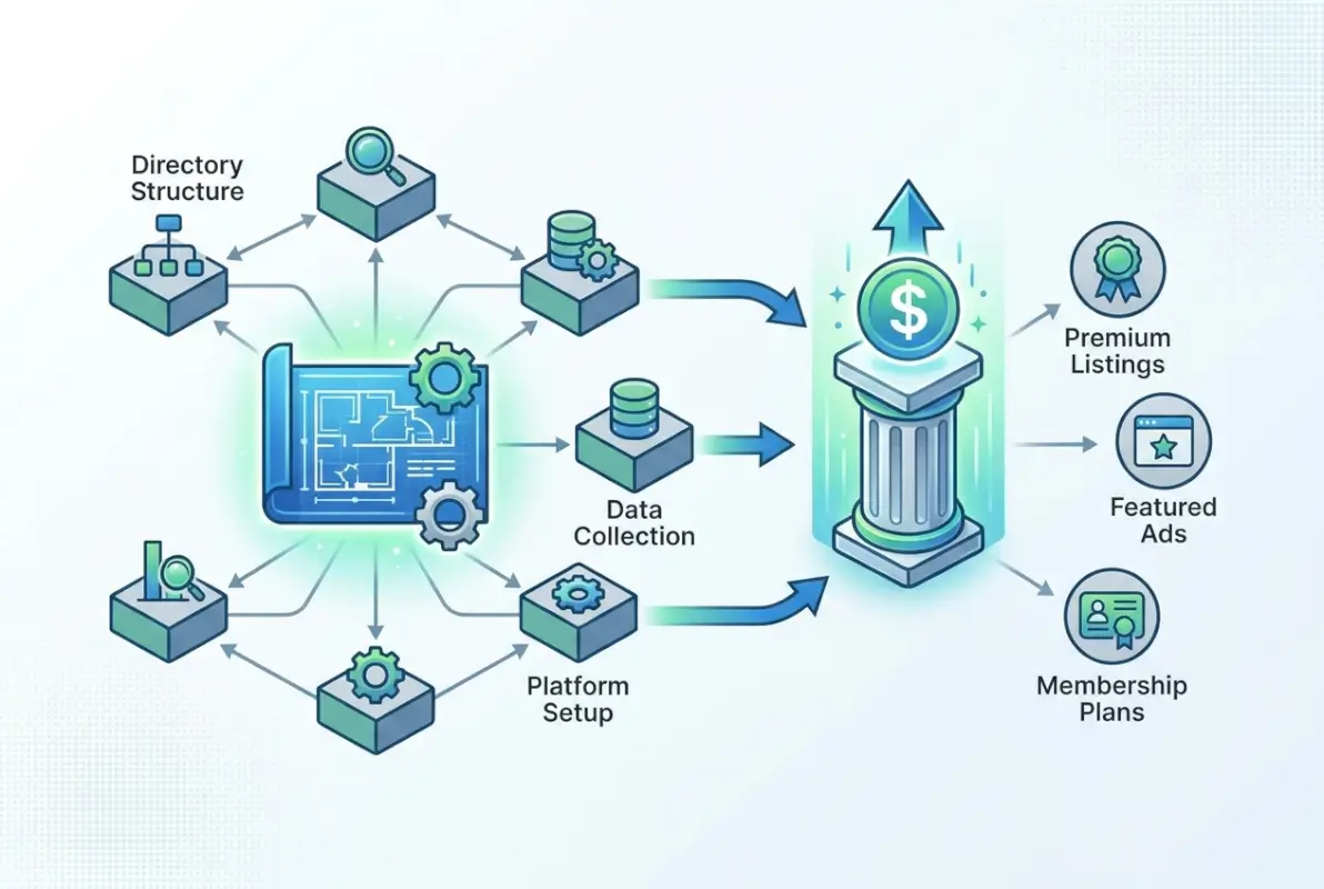 Core concepts behind 6 Proven Ways to Monetize an Online Directory & Earn $10K/Month