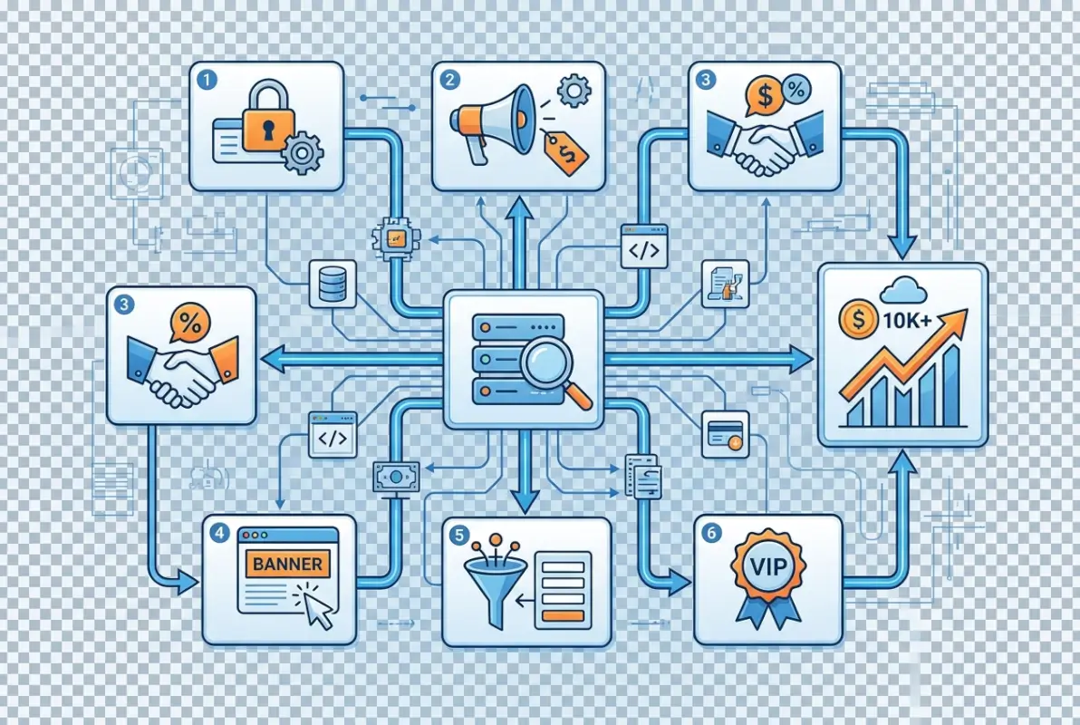 Step-by-step process for 6 Proven Ways to Monetize an Online Directory & Earn $10K/Month