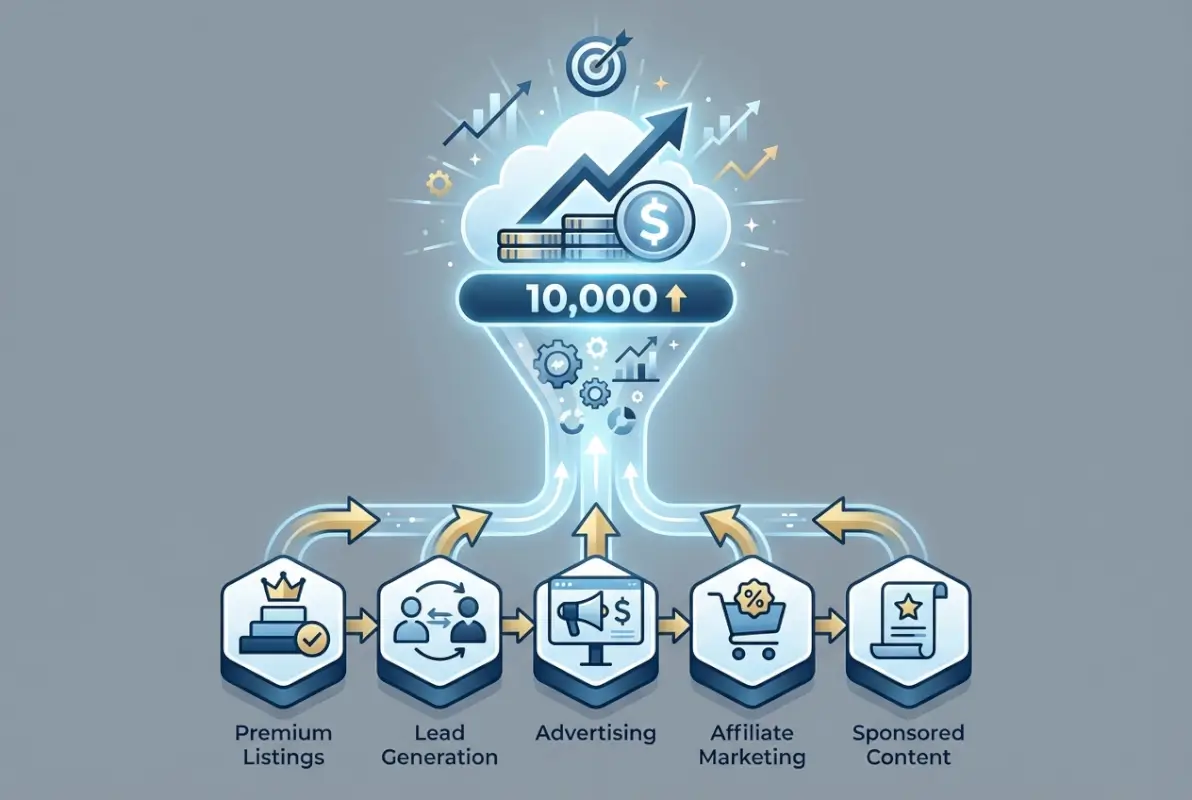 Best practices for 5 Revenue Models for Online Business Directories (Earn $10K/Month)