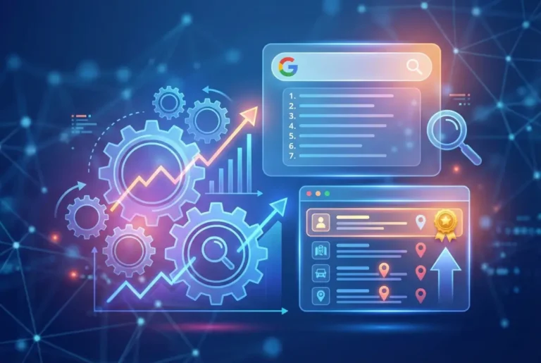 Visual overview of 7 SEO Strategies to Rank a Directory Website on Google