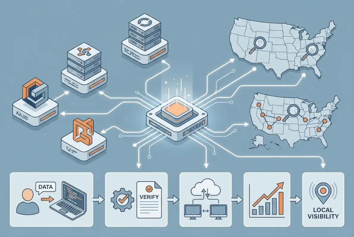 Step-by-step process for 5 Best Business Listing Sites USA for Local Visibility in 2025