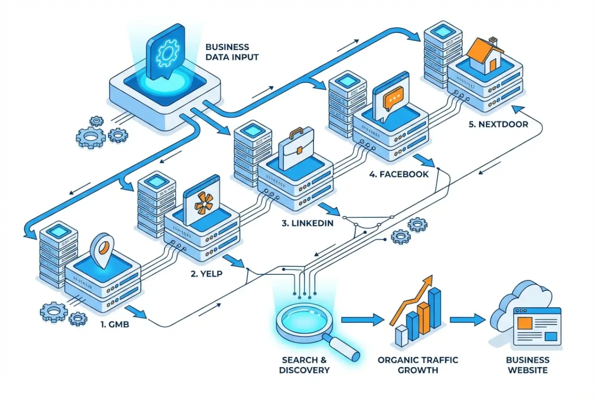 Step-by-step process for Best Business Listing Sites USA 2026: 5 Platforms That Actually Drive Traffic