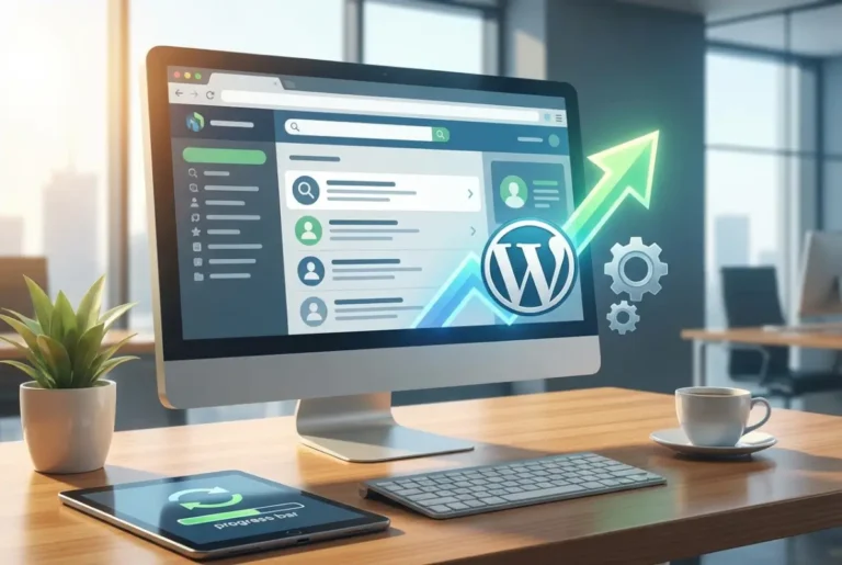 Visual overview of 6 Steps to Update a WordPress Directory Theme for Better User Experience