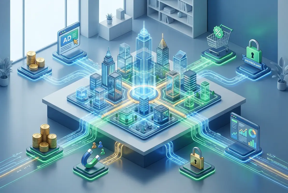 Visual overview of 6 Ways Online Directories Can Make Money & Generate Revenue