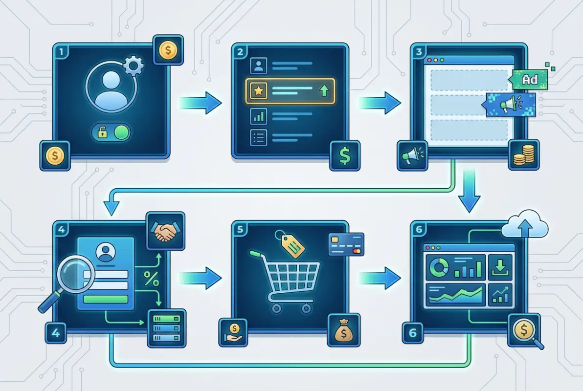 Step-by-step process for 6 Ways Online Directories Can Make Money & Generate Revenue