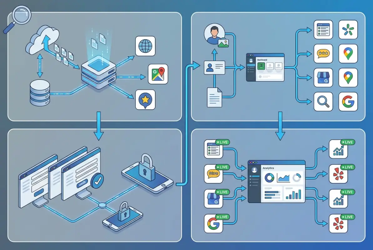 Step-by-step process for Well-Known Directory Websites: Top 10 Platforms for Business Listings