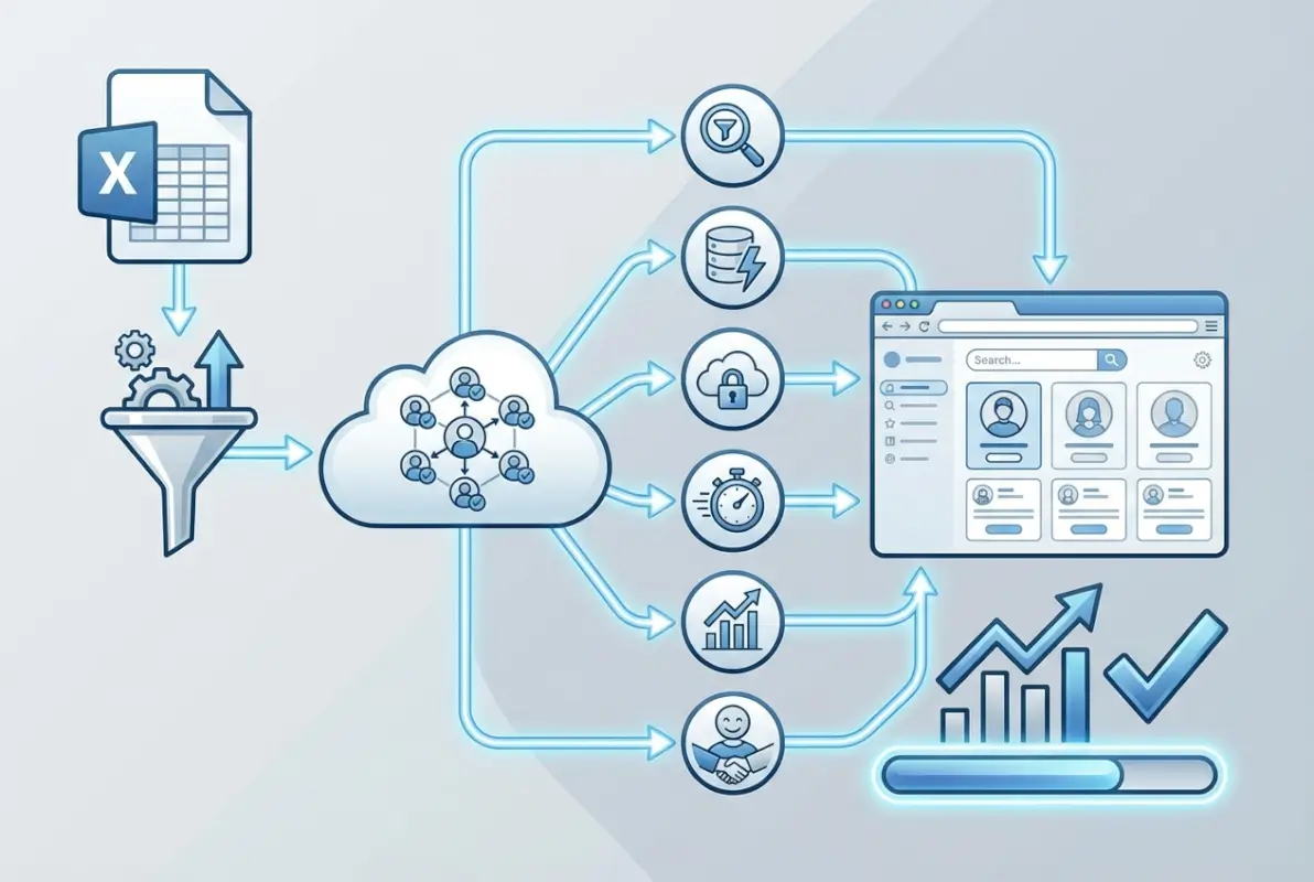 Best practices for Using an XLS File to Populate an Online Directory: 6 Simple Steps