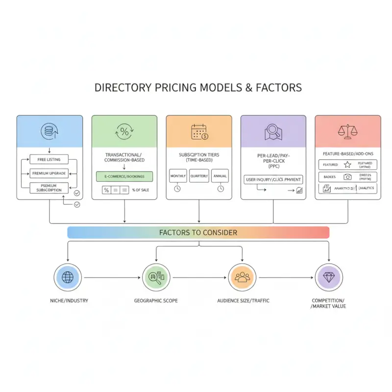 Step-by-step process for How Much Do Directories Charge? 5 Pricing Models & Factors to Consider