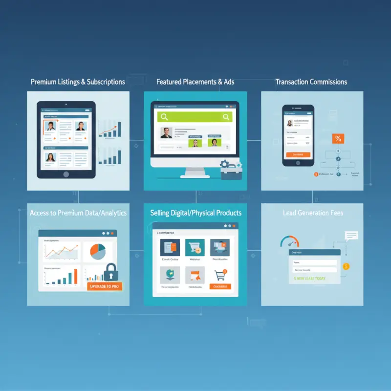 Tools and interfaces for Directory Revenue Model: 6 Strategies for Monetizing Your Platform