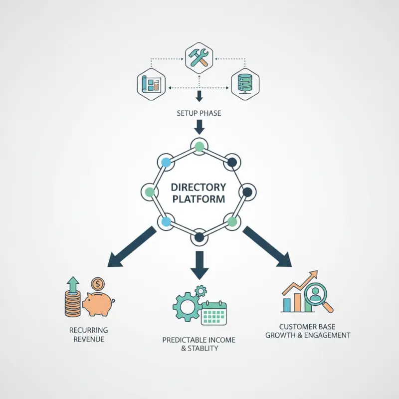 Core concepts behind Directory Subscription: 5 Advantages of Recurring Revenue Models