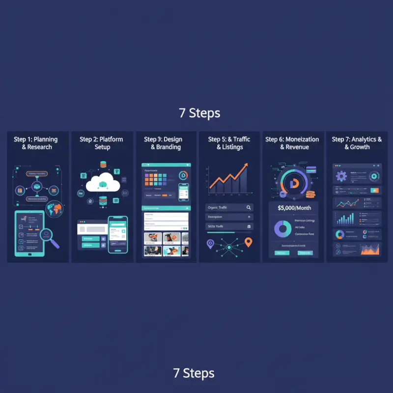Tools and interfaces for Directory Website from Scratch: 7 Steps to Build & Earn $5K/Month