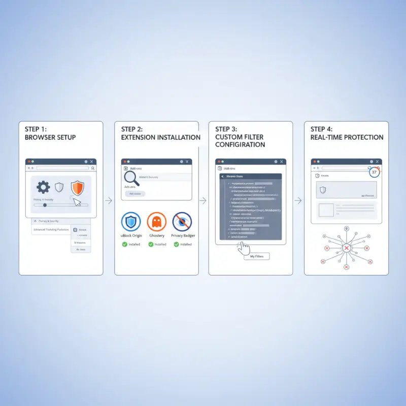 Step-by-step process for Best Ad Blocker for Firefox: Complete Guide to Blocking Ads & Trackers