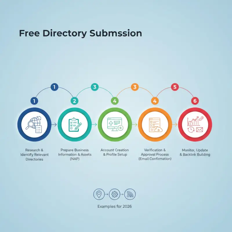 Step-by-step process for Free Directory Submission: Strategic Guide & Examples for 2026