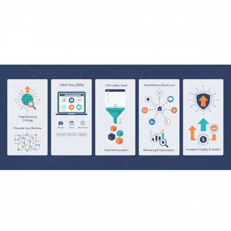 Step-by-step process for Free Directory Listings: 7 Best Sites to Promote Your Business in 2026