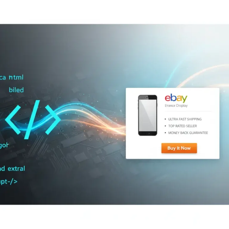 Visual overview of Free eBay Listing Template HTML: Create Professional Custom Templates That Convert