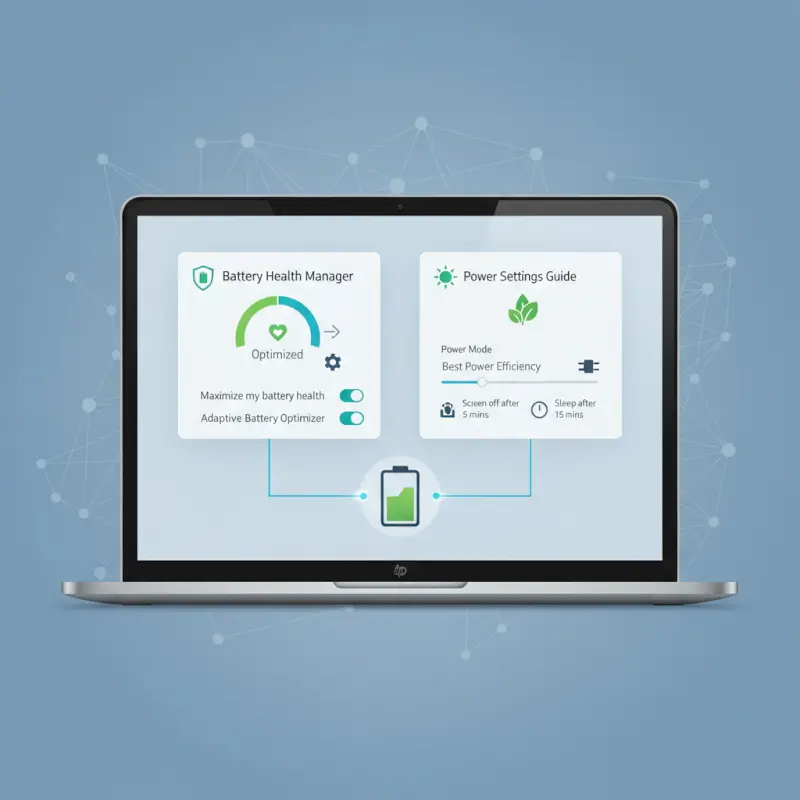 Core concepts behind How to Increase Battery Life on HP Laptop: Battery Health Manager & Power Settings Guide