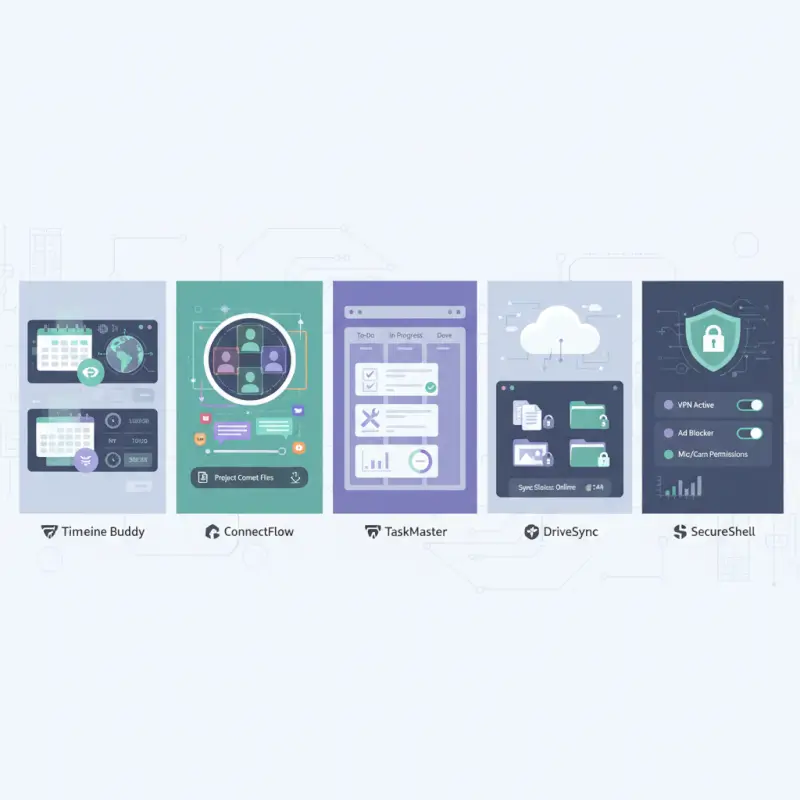 Tools and interfaces for 5 Essential Free Laptop Plugins & Tools for Remote Work in 2025