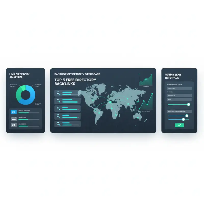 Tools and interfaces for Best Link Directories: 5 Free Directory Backlink Opportunities That Still Work