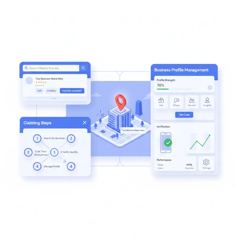 Tools and interfaces for How to Claim Your Google Business Profile on Maps (Free Listing Guide)