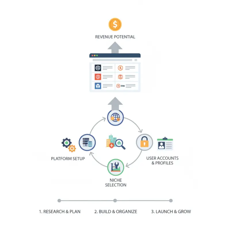 Core concepts behind How to Make Money with a Directory Website: 7 Revenue Streams